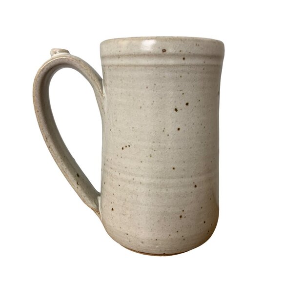 Santa Fe Pottery Mug VTG Handcrafted Stoneware 30 Oz Chili Pepper medallion - Picture 2 of 6